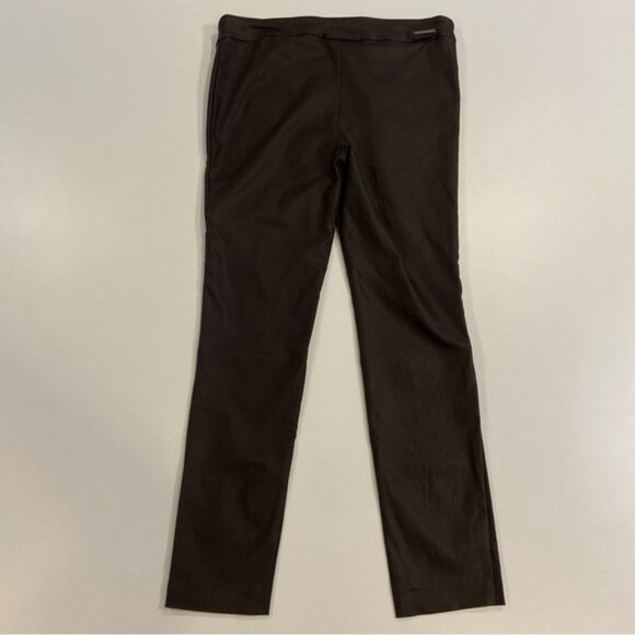 I love Taylor Madison pants ILTM brown silky flattering coated stretch XL layer - Picture 4 of 11